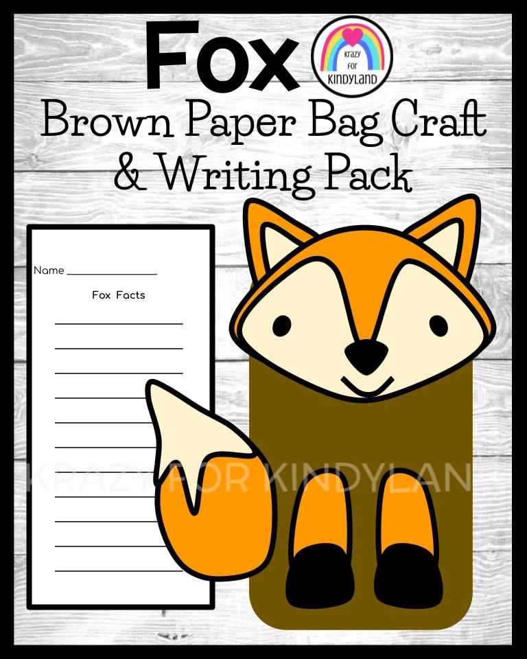 Paper Bag Fox Puppet Craft